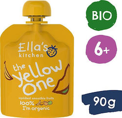 Ella's Kitchen Βρεφικό Γεύμα Yellow One Fruit Puree with Banana Χωρίς Γλουτένη για 6m+ 90gr