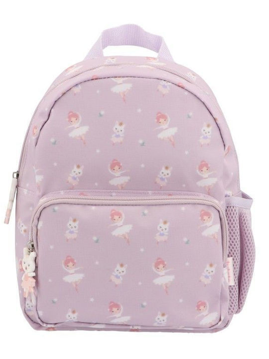 Tutete Kids Backpack Pink 28x25x28cm Ballet