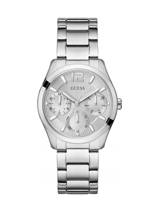 Guess Women's Watch with Silver Metal Bracelet