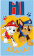Darymex Kinder-Strandtuch Blau Pfoten-Patrouille 50x30cm