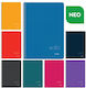 Logigraf Spiral Notebook Ruled A4 150 Sheets 5 Subjects Solid 1pcs (Μiscellaneous colours)