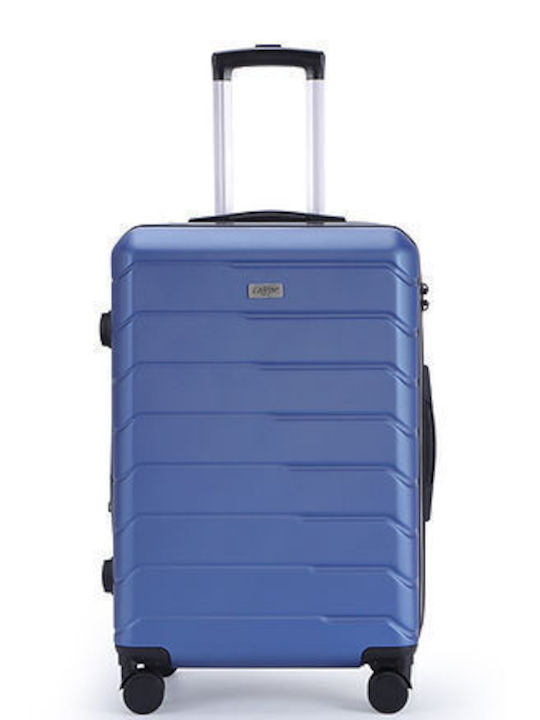 Lavor Cabin Hard Blue Travel Suitcase with 4 Wh...