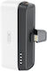 XO PR244 Lightning Power Bank 5000mAh 20W Quick Charge 2.0 / Quick Charge 3.0 Λευκό