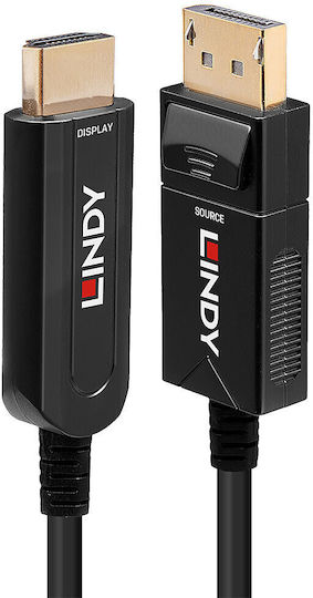 Lindy Cable DisplayPort male - HDMI male 40m Black (38493)