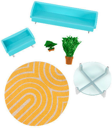 Battat Lori Furniture - Hall Мебели за Къща за Кукли