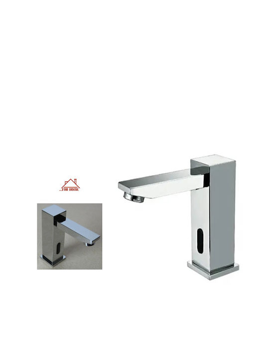 ForHome Mixing Sink Faucet with Photocell Sensor Silver
