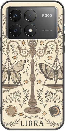 Zodiac Libra Xiaomi Poco F6 Pro 5g Black Tpu Μαύρη Σιλικόνη