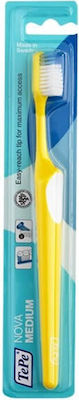 TePe Nova Manual Toothbrush Medium Yellow / White 1pcs