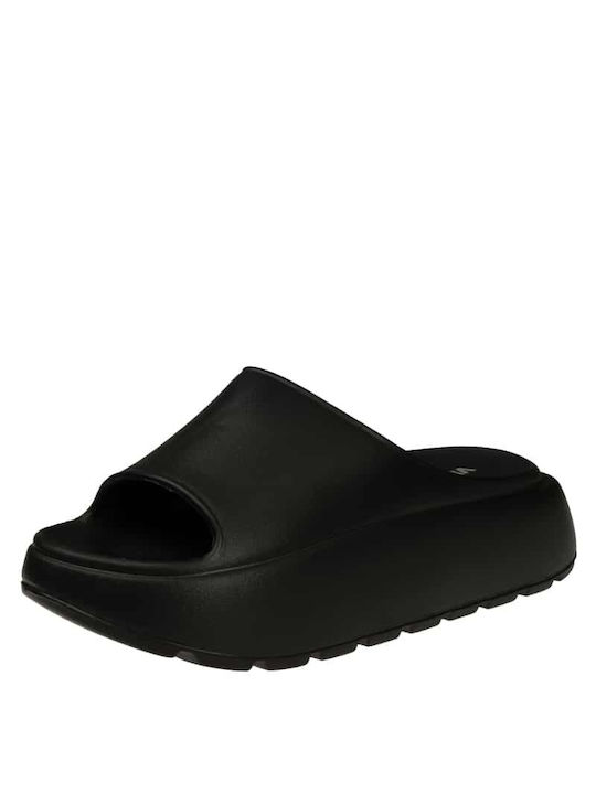 Jelly Vitamin Women's Platform Slides Black