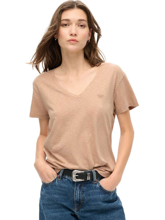 Superdry Women's Beige T-shirt