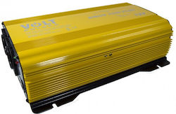 Volt Polska Inverter für Autos Modifizierte Sinuswelle 1000W zur Umwandlung von 12V DC in 230V AC