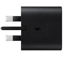 Samsung Φορτιστής Χωρίς Καλώδιο με Θύρα USB-C 25W Power Delivery Μαύρος (EP-TA800N UK)