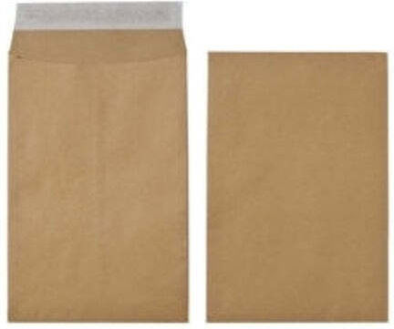 Set de plicuri Corespondență A4 cu Autocolant 100buc 23x32cm în Bej Culoare