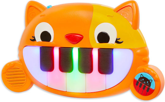 Battat Музикален инструмент Mini Piano Cat с музика и звуци за 36++ месеца