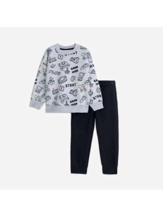 Funky Kids Sweatpants Set Gray 2pcs