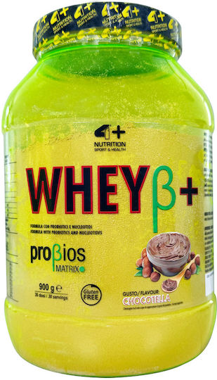 4+ Nutrition WHEYβ+ Protein Whey Gluten Free with Flavor Chocotella 900gr