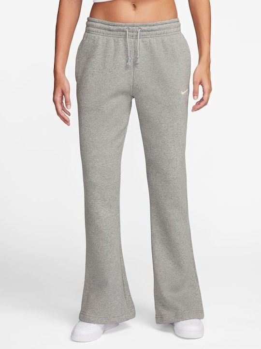 Nike Sportswear Παντελόνι Φόρμας Fleece Γκρι