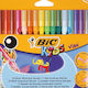 BIC Μαρκαδόροι Ζωγραφικής Λεπτοί Σετ 18 χρώματα