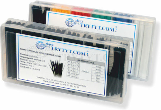 Black Heat Shrink Tube Set Rt-box100-10cz