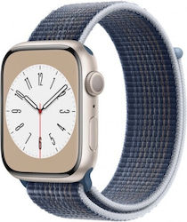 Curea Textilă Sport Thd Brand pentru Apple Watch 45 mm Seria 8 Mărime Universală Albastru Storm Curea Textilă Sport Thd Brand pentru Apple Watch 45 mm Seria 8 Mărime Universală Albastru Storm