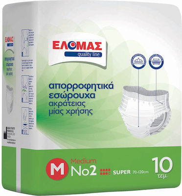 Elomas Incontinence Underwear Medium 10pcs