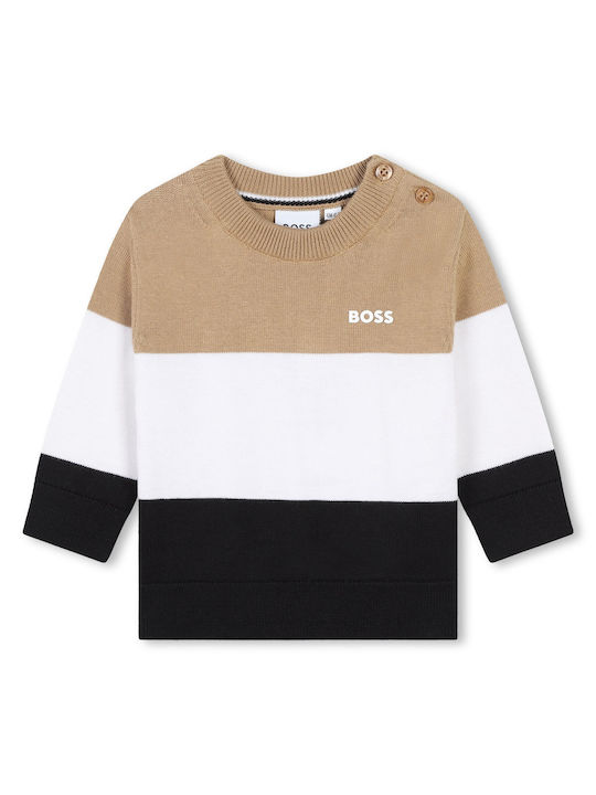 Hugo Boss Kids Sweatshirt Brown