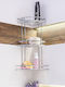 Kadax Corner Floor Bathroom Shelf Metallic Silver