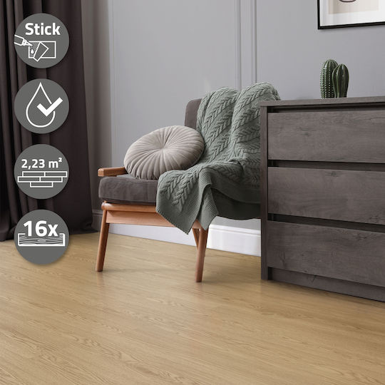 ML-Design Set Plastic Floor Vinyl with 16 Strips