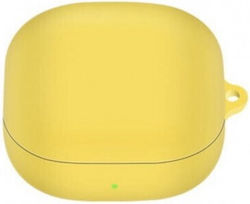 Case Protecting Samsung Galaxy Buds2 Headphones Yellow Color Hook Attachment