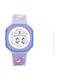 Kinder-Digitaluhr Mingrui Mr2207lk Datum Beleuchtung Wasserdicht 30 Meter Stoßfest Lila