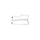 Set garnituri capac supape Daewoo Nubira Sedan Klaj 1.6 16v 2000 prezent Corteco 440001p