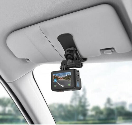 Sun Visor Clip Car Compatible Gopro Hero 12 11 10 9 8 7 6 5 Dji Osmo Action 4 Action 3