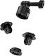 Multifunctional Quick Release Adapter Telesin Magnetic Attachment Swivel Lock Compatible Gopro Hero 12,11,10,9,8,7,6 Dji Osmo Action Insta 360 X3