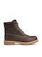 Leather Brown Men's Waterproof Boots