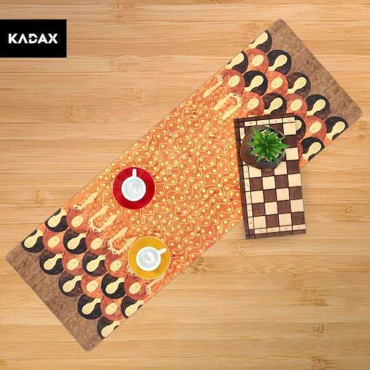 Kadax Läufer Braun 33x95cm