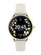 Forever Velora SB-306 Stainless Steel 38mm Smartwatch with Heart Rate Sensor Gold M/L