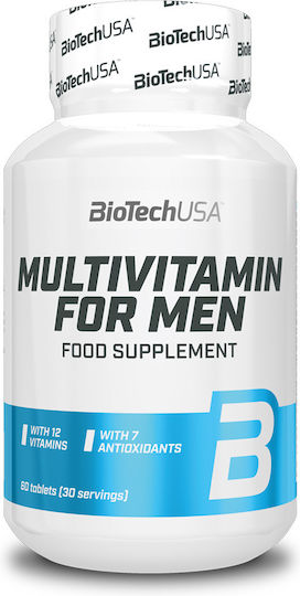 Biotech USA Multivitamin For Men Multivitamin with Antioxidant Action 60 x 1 tablets