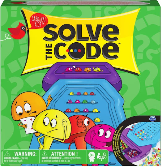Joc de Societate Solve The Code pentru 2 Jucători 8+ Ani (EN) Spin Master