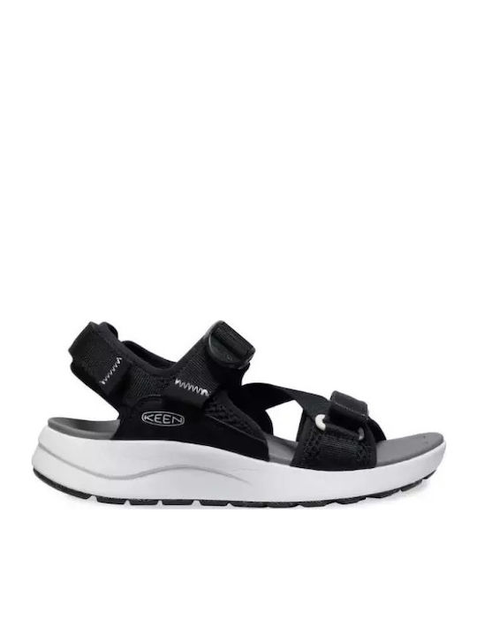 Backstrap Women's Flat Sandals Sporty in Black Color