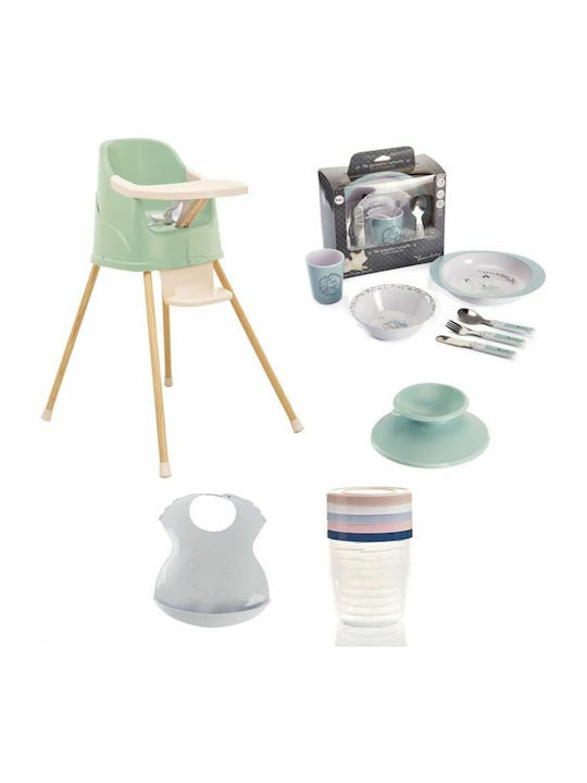 Thermobaby Highchair & Plastic Seat Green