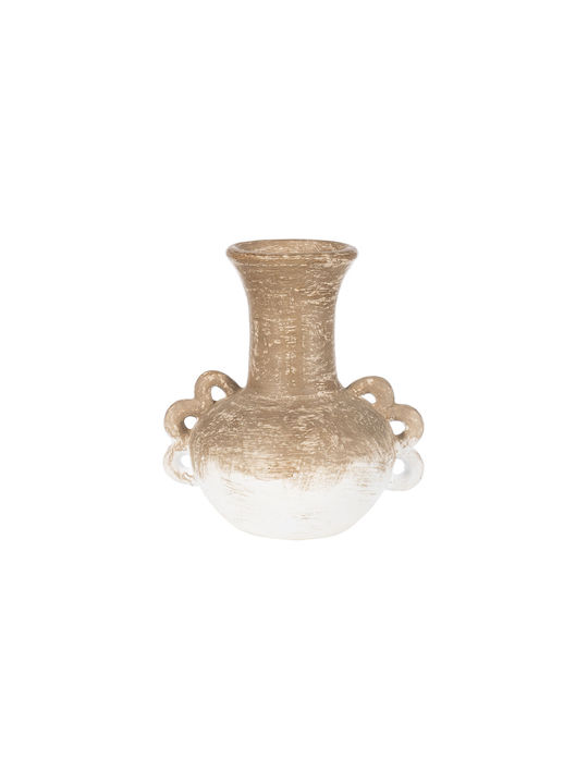 S Line Decorative Vase Beige