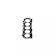 Set garnituri capac cilindru Lancia Lybra Sw 839bx 2.4 Jtd 839bxe1a 1999-2000 Corteco 414731p