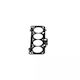 Cylinder Head Gasket Kit Seat Inca 6k9 1.9 D 1995-2003 Corteco 415366p