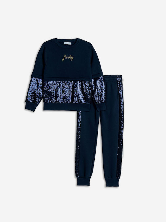 Funky Kids Sweatpants Set Blue