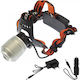 Rechargeable Headlamp LED Waterproof IPX4 with Maximum Brightness 500lm Silver