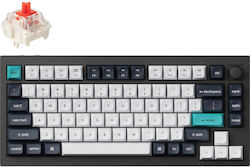 Keychron Q1M-M1 Max Wireless Gaming Mechanical Keyboard 75% with Gateron Jupiter Red Switches and RGB Lighting English US Keychron Q1M-M1 Max Wireless Gaming Mechanical Keyboard 75% with Gateron Jupiter Red Switches and RGB Lighting English US
