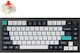 Keychron Q1M-M1 Max Q1M-M1 Tastatură Mecanică de Gaming Fără Fir 75% cu Comutatoare Gateron Jupiter Red și Iluminare RGB Limba Tastaturii Engleză SUA