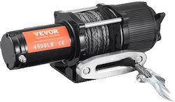 Vevor Electric 4x4 Car Winch 12V with Towing Capacity 2041kg