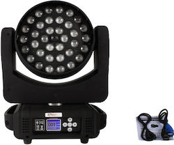 Led Wash Zoom Moving Head Light Rgbwa+uv 6in1 Dmx 18 Channel 36x18w Led Wash Zoom Eu Plug