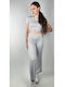 Set Trousers Top Color Grey